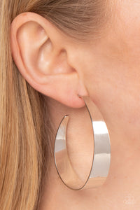 Flat Out Fashionable - Silver Hoop Earrings - Convention 2023 - NEW RELEASE