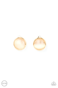 Cool Pools - Gold Clip On Earring - NEW RELEASE
