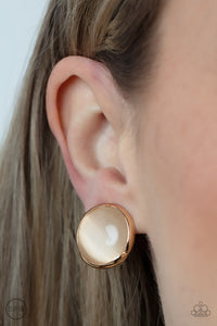 Cool Pools - Gold Clip On Earring - NEW RELEASE