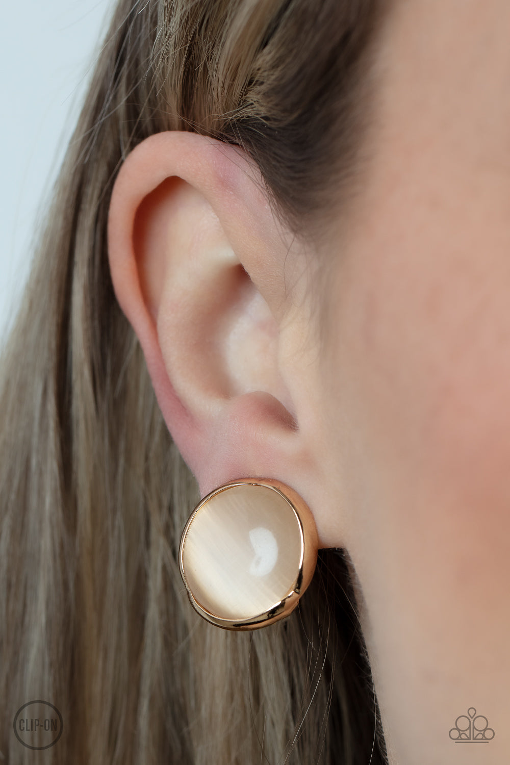 Cool Pools - Gold Clip On Earring - NEW RELEASE