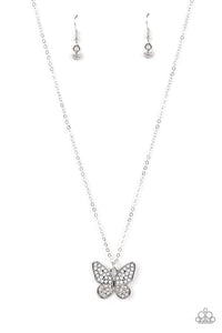 Flutter Forte - White Butterfly Necklace - NEW RELEASE