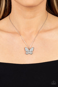 Flutter Forte - White Butterfly Necklace - NEW RELEASE
