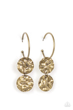 Load image into Gallery viewer, Sending Shock Waves - Brass Earrings - NEW RELEASE
