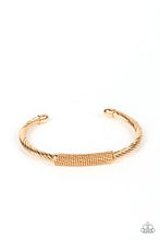 Load image into Gallery viewer, CABLE-Minded - Gold Convention Bracelet - NEW RELEASE
