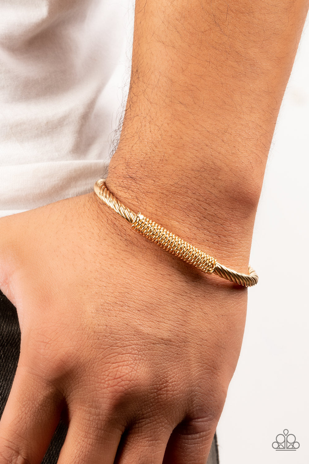 CABLE-Minded - Gold Convention Bracelet - NEW RELEASE
