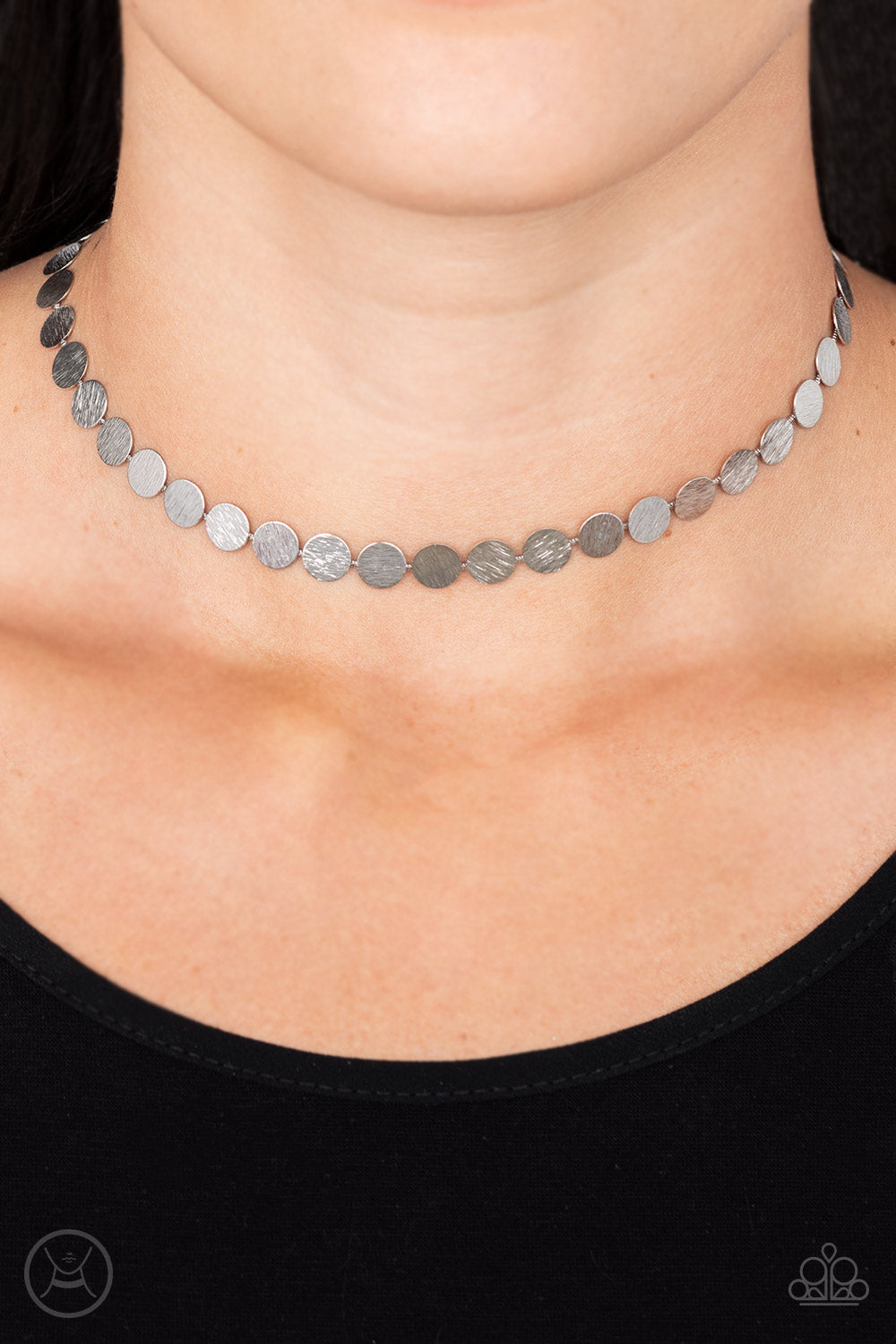 Flash Mob Flicker - Silver Convention Choker - NEW RELEASE