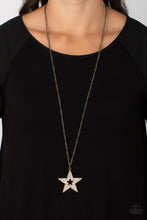 Load image into Gallery viewer, Superstar Stylist - Brass Star Necklace - NEW RELEASE
