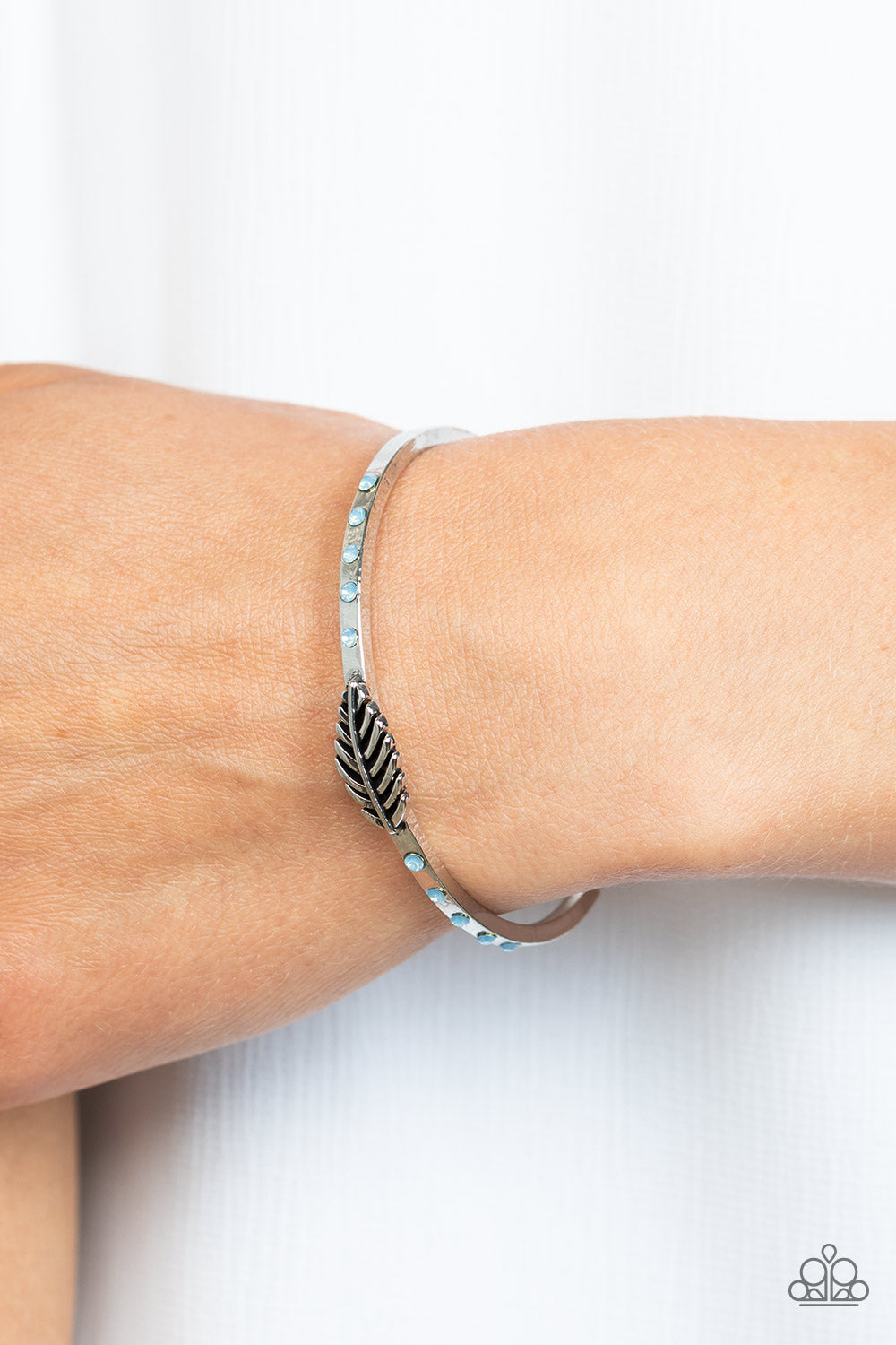 Free-Spirited Shimmer - Blue Cuff Bracelet- NEW RELEASE