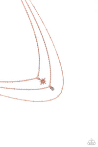 Trendy Twinkle - Copper Necklace - NEW RELEASE