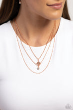 Load image into Gallery viewer, Trendy Twinkle - Copper Necklace - NEW RELEASE
