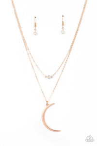 Modern Moonbeam - Rose Gold Moon Necklace - Convention 2023 - NEW RELEASE