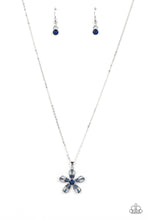 Load image into Gallery viewer, Botanical Ballad - Blue Flower Necklace - NEW RELEASE
