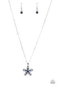 Botanical Ballad - Blue Flower Necklace - NEW RELEASE