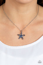 Load image into Gallery viewer, Botanical Ballad - Blue Flower Necklace - NEW RELEASE
