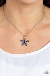 Botanical Ballad - Blue Flower Necklace - NEW RELEASE