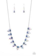 Load image into Gallery viewer, Razor-Sharp Refinement - Blue Iridescent Necklace - NEW RELEASE
