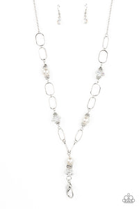 Creative Couture - White Lanyard Necklace - NEW RELEASE