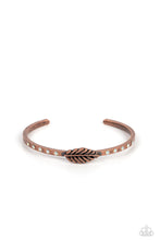 Load image into Gallery viewer, Free-Spirited Shimmer - Copper Bracelet - NEW RELEASE
