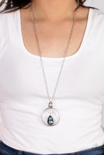 Load image into Gallery viewer, Swinging Shimmer - Blue Necklace - NEW RELEASE
