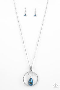 Swinging Shimmer - Blue Necklace - NEW RELEASE