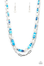 Load image into Gallery viewer, Tidal Trendsetter - Blue Convention Necklace - NEW RELEASE
