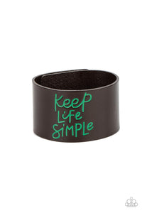 Simply Stunning - Green Snap Bracelet - NEW RELEASE