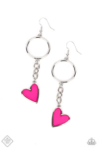 Don’t Miss a HEARTBEAT - Pink Fashion Fix Earring - NEW RELEASE