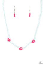 Load image into Gallery viewer, Bewitching Beading - Pink Floral Seed Bead Necklace - NEW RELEASE
