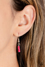 Load image into Gallery viewer, Bewitching Beading - Pink Floral Seed Bead Necklace - NEW RELEASE
