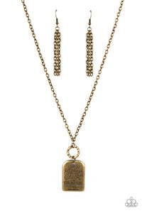 Persevering Philippians - Brass Necklace - NEW RELEASE