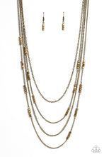 Load image into Gallery viewer, Metallic Monarch - Brass Necklace - NEW RELEASE
