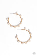 Load image into Gallery viewer, Night at the Gala - Gold Convention Hoop Earring - NEW RELEASE
