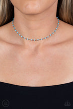 Load image into Gallery viewer, Neon Lights - Blue Choker Necklace - NEW RELEASE
