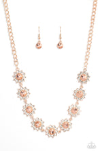 Load image into Gallery viewer, Blooming Brilliance - Rose Gold Flower Necklace - NEW RELEASE
