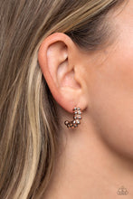 Load image into Gallery viewer, Bubbling Beauty - Rose Gold Hoop Earring - NEW RELEASE
