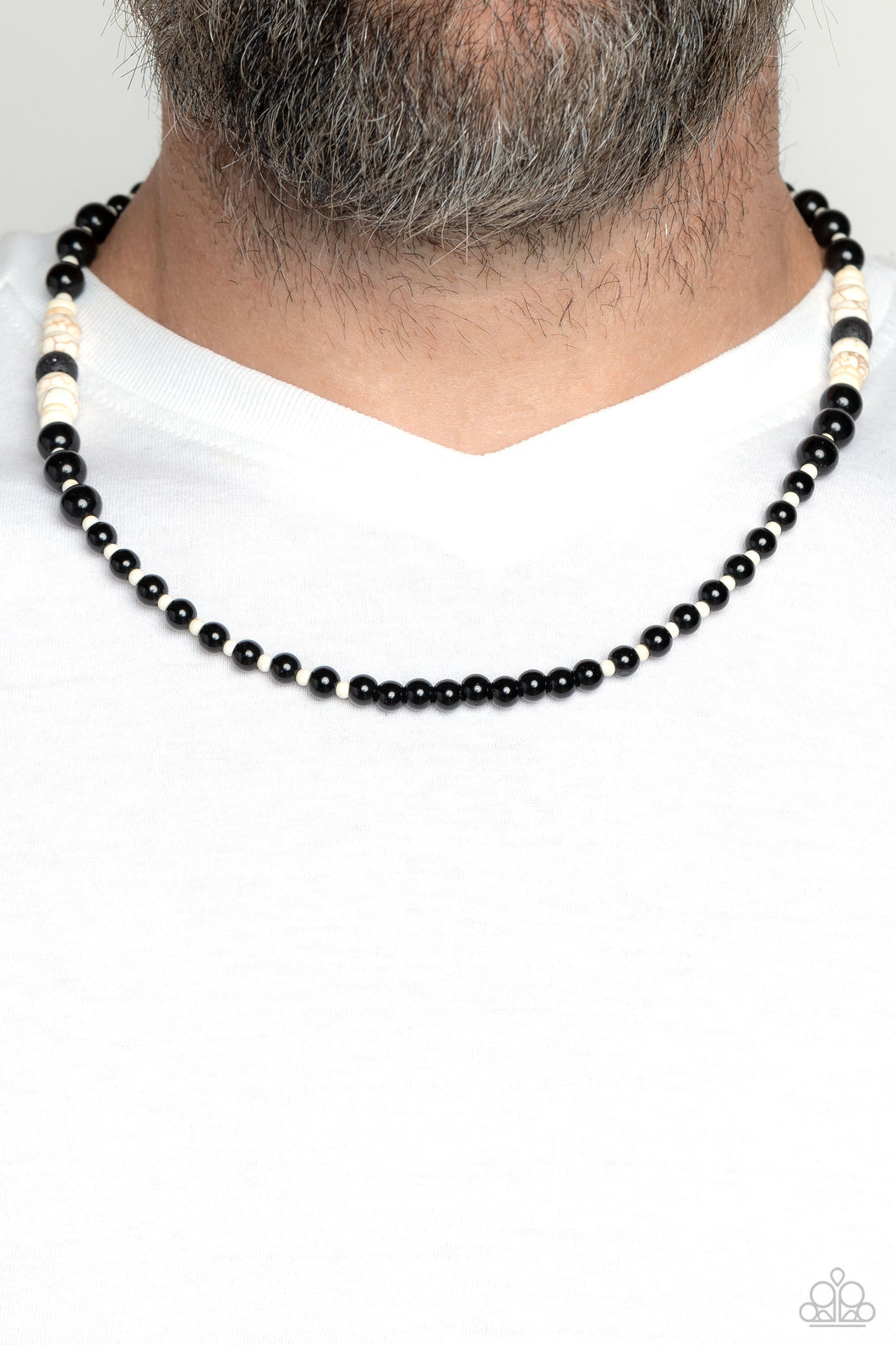 Legendary Lava - White Men Necklace - NEW RELEASE