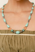 Load image into Gallery viewer, Nile River Redux - Blue Fashion Fix Necklace - NEW RELEASE
