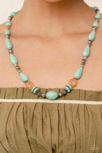 Nile River Redux - Blue Fashion Fix Necklace - NEW RELEASE