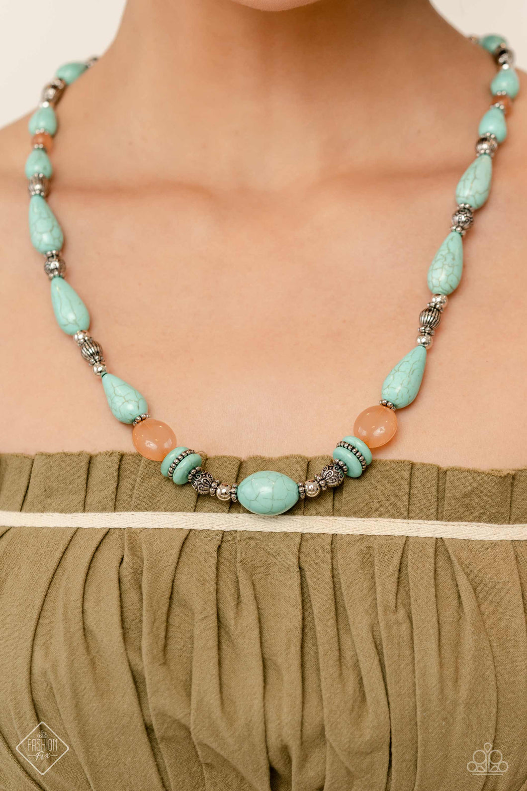 Nile River Redux - Blue Fashion Fix Necklace - NEW RELEASE