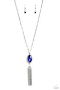 Tassel Tabloid - Blue Necklace - NEW RELEASE
