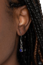 Load image into Gallery viewer, Tassel Tabloid - Blue Necklace - NEW RELEASE
