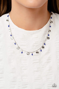 Sand Dollar Sass - Blue Necklace - NEW RELEASE