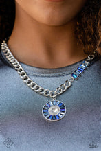 Load image into Gallery viewer, Tiered Talent - Blue Fashion Fix Necklace - NEW RELEASE
