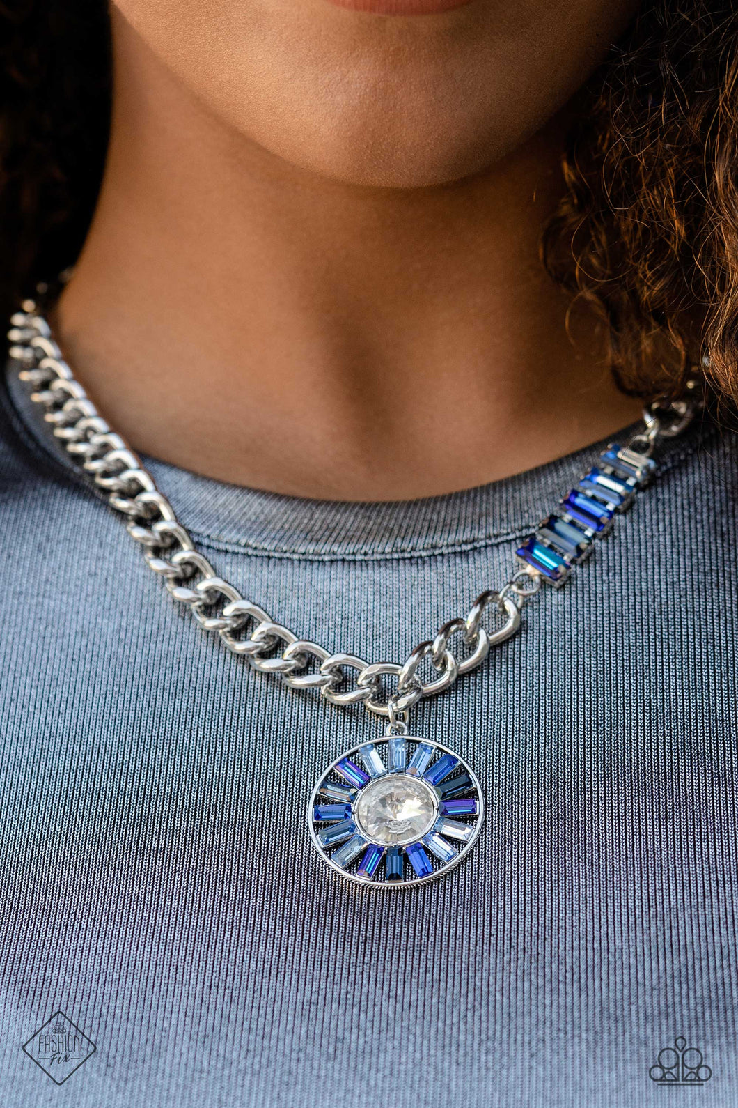 Tiered Talent - Blue Fashion Fix Necklace - NEW RELEASE