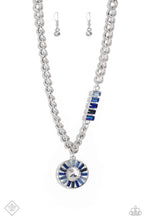Load image into Gallery viewer, Tiered Talent - Blue Fashion Fix Necklace - NEW RELEASE
