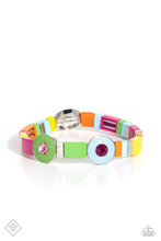 Load image into Gallery viewer, Colorblock Cameo - Multi Fashion Fix Bracelet - NEW RELEASE
