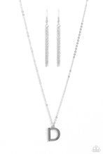 Load image into Gallery viewer, Leave Your Initials - Silver - D Necklace - NEW RELEASE
