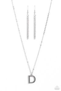 Leave Your Initials - Silver - D Necklace - NEW RELEASE