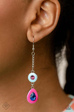 Load image into Gallery viewer, Colorblock Canvas - Multi Fashion Fix Earring - NEW RELEASE
