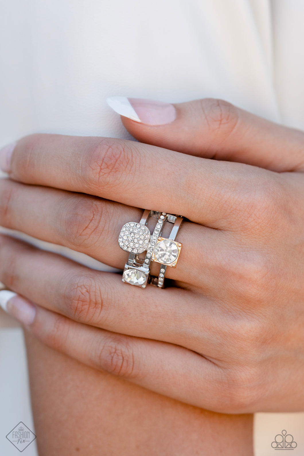 Tailored Two-Tone - Multi Fashion Fix Ring - NEW RELEASE